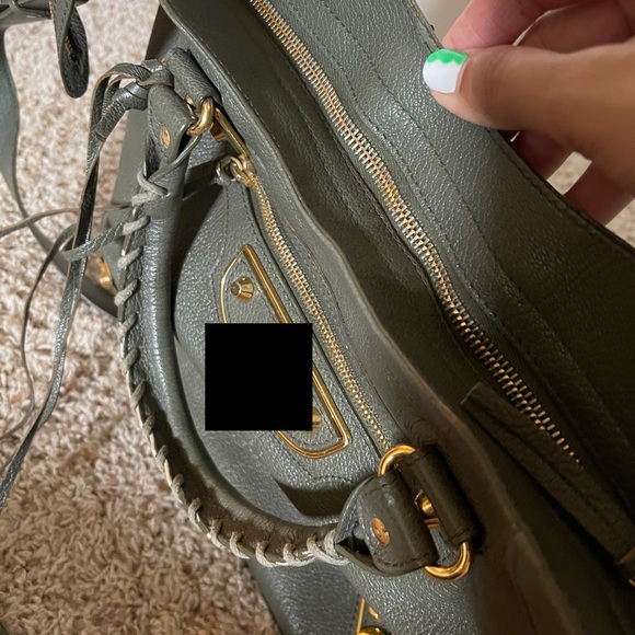 Balenciaga Velo Classic Metallic Edge Bag Leather - Picture 13 of 16